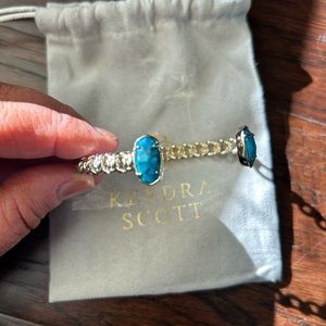 New without tags Kendra Scott gemstone chain link cuff